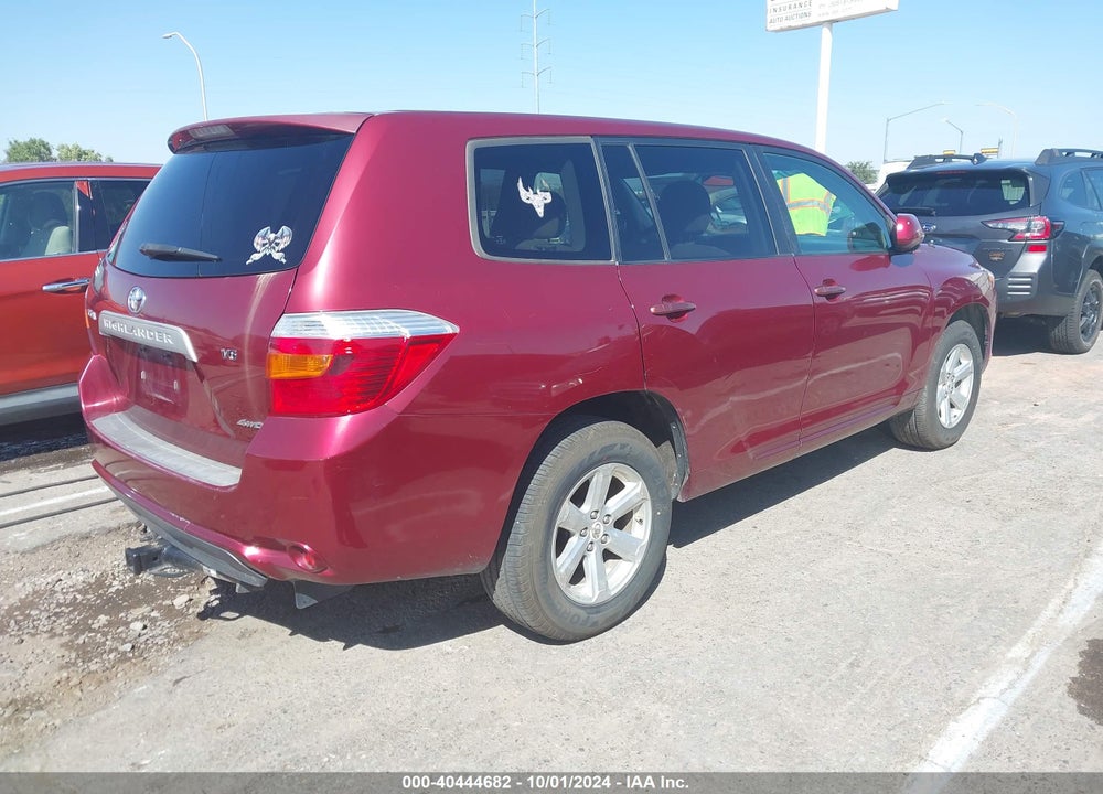 2008 TOYOTA HIGHLANDER VIN: JTEES41A582030072