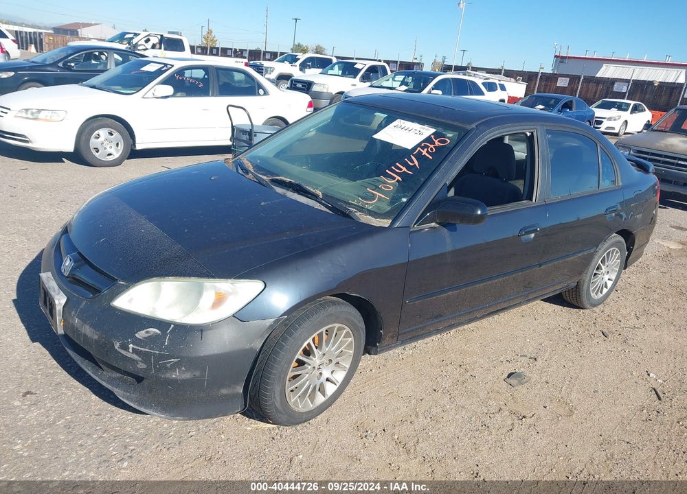 2005 HONDA CIVIC EX VIN: 2HGES26775H572414