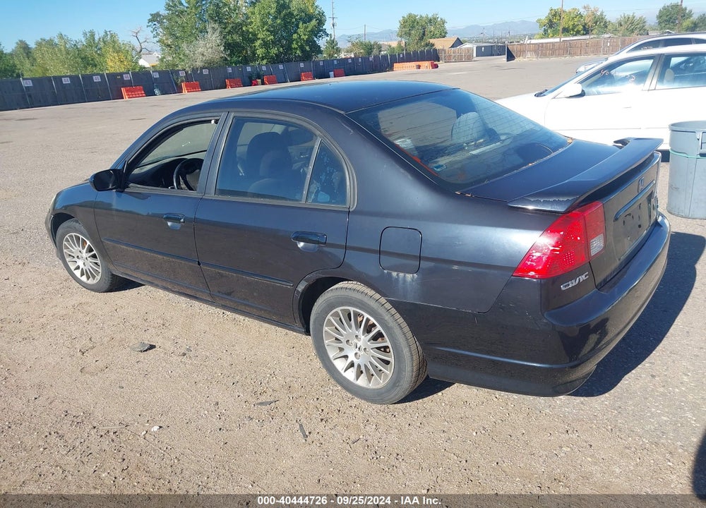 2005 HONDA CIVIC EX VIN: 2HGES26775H572414