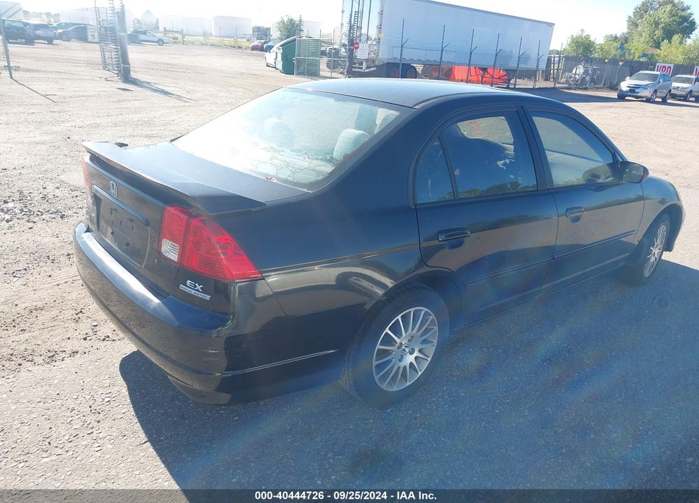 2005 HONDA CIVIC EX VIN: 2HGES26775H572414