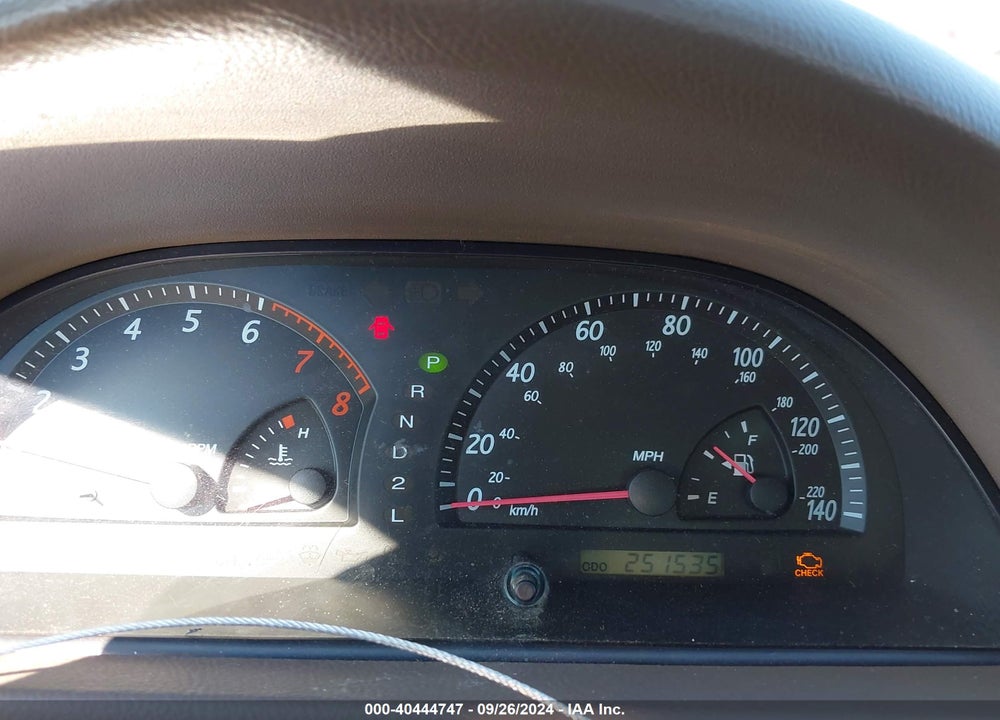 2002 TOYOTA CAMRY LE V6 VIN: 4T1BF32K62U019098