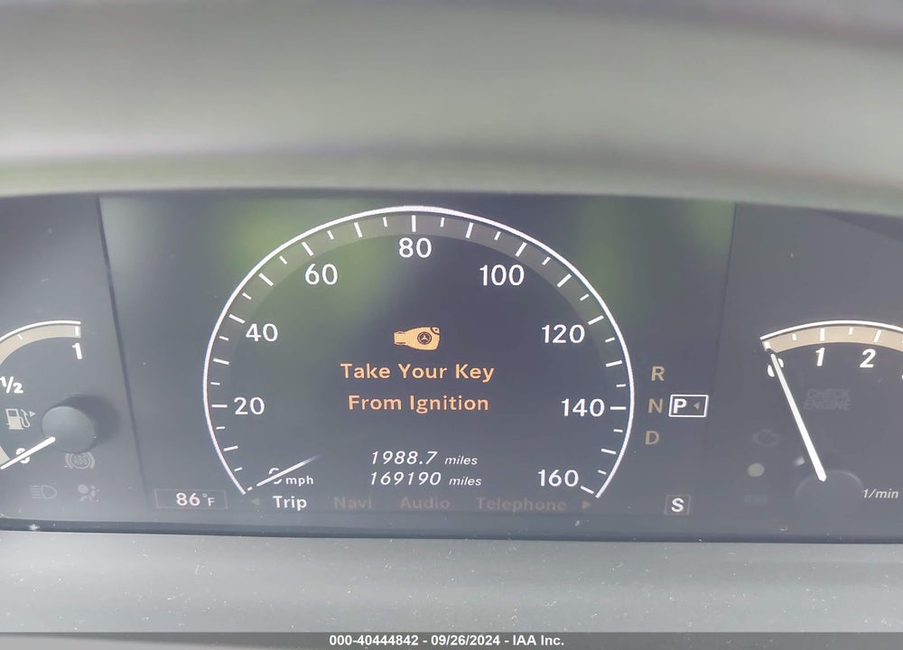 2008 MERCEDES-BENZ S 550 4MATIC VIN: WDDNG86X98A226781