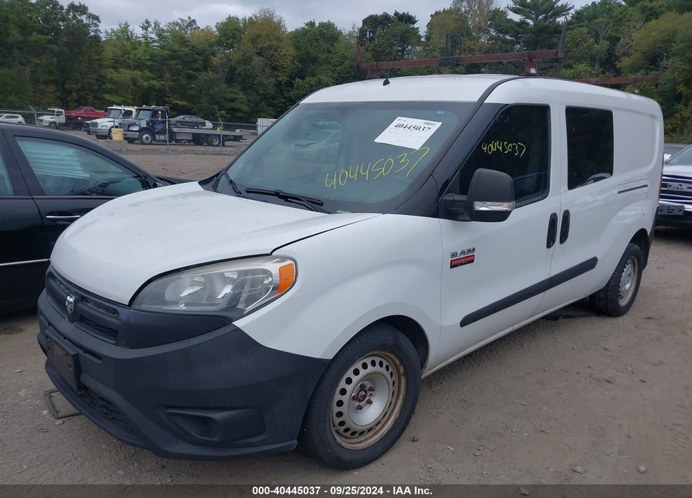 2016 RAM PROMASTER CITY TRADESMAN VIN: ZFBERFATXG6C78179