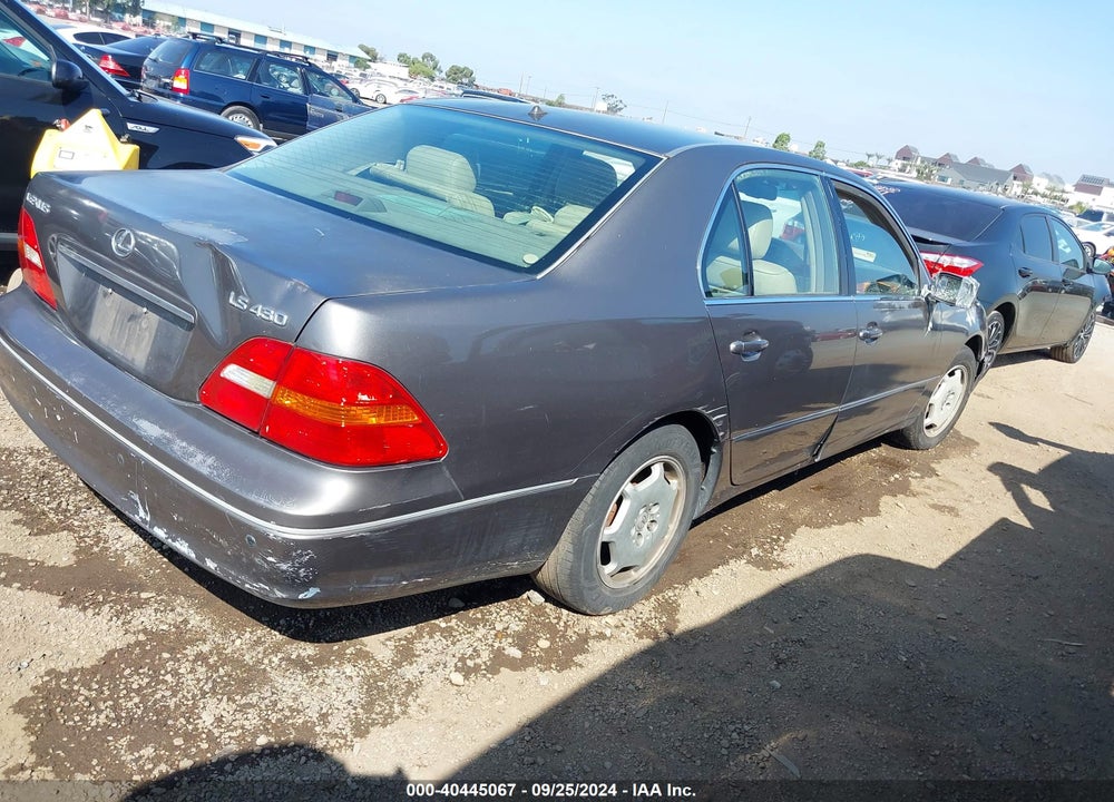 2001 LEXUS LS 430 VIN: JTHBN30F810015412