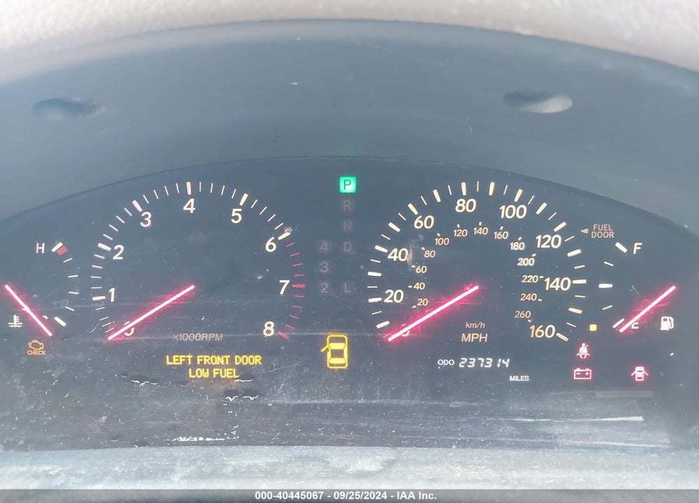 2001 LEXUS LS 430 VIN: JTHBN30F810015412