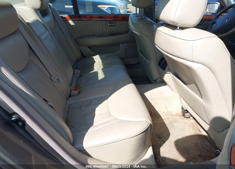 2001 LEXUS LS 430 VIN: JTHBN30F810015412