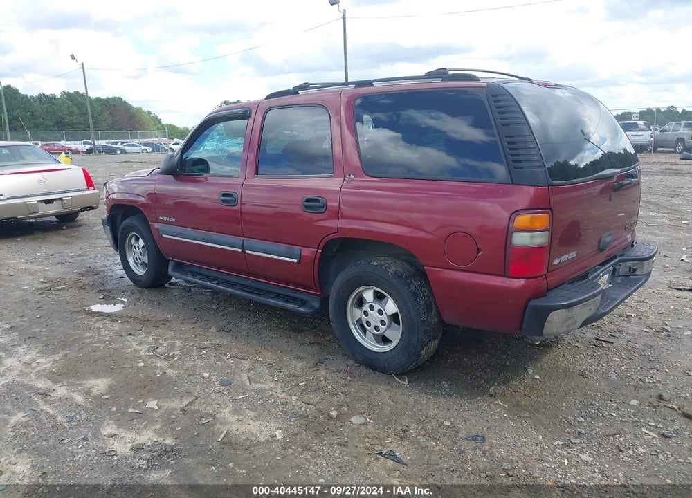 2002 CHEVROLET TAHOE LS VIN: 1GNEC13VX2J148610