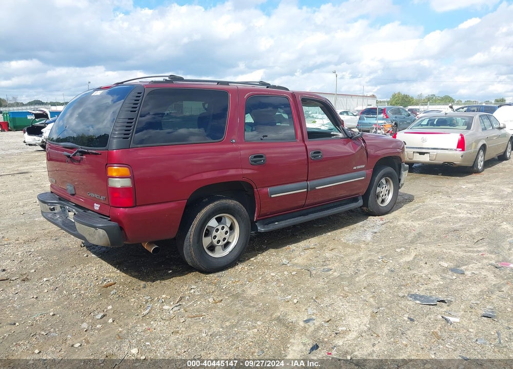 2002 CHEVROLET TAHOE LS VIN: 1GNEC13VX2J148610
