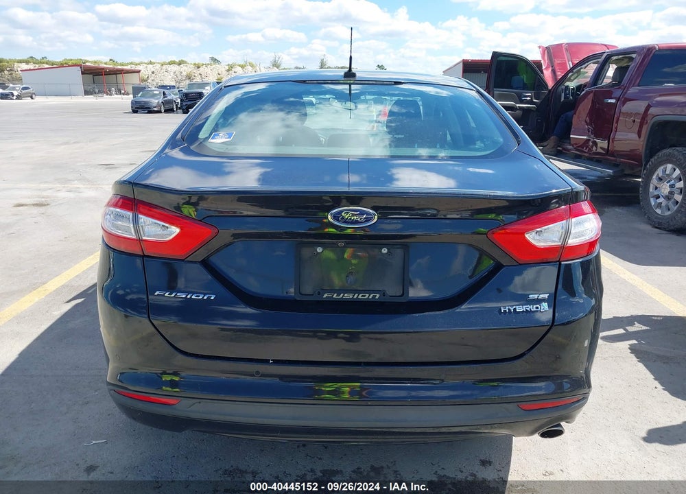 2013 FORD FUSION HYBRID SE VIN: 3FA6P0LU6DR273119