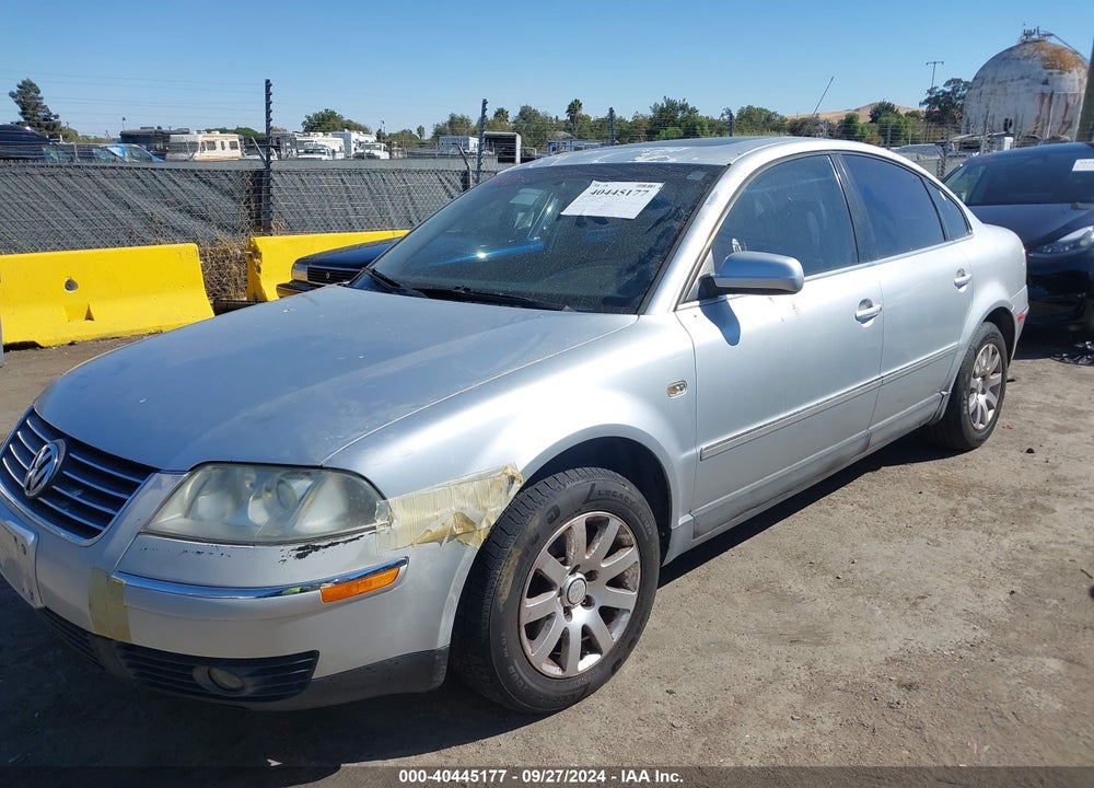 2003 VOLKSWAGEN PASSAT GLS VIN: WVWPD63B93P099108