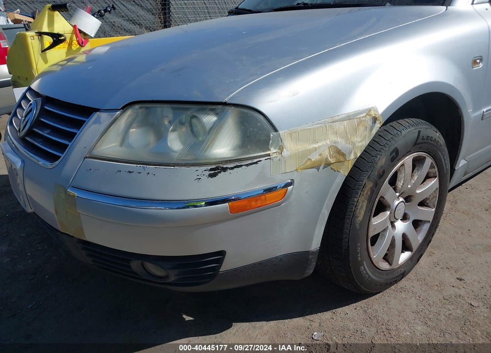 2003 VOLKSWAGEN PASSAT GLS VIN: WVWPD63B93P099108