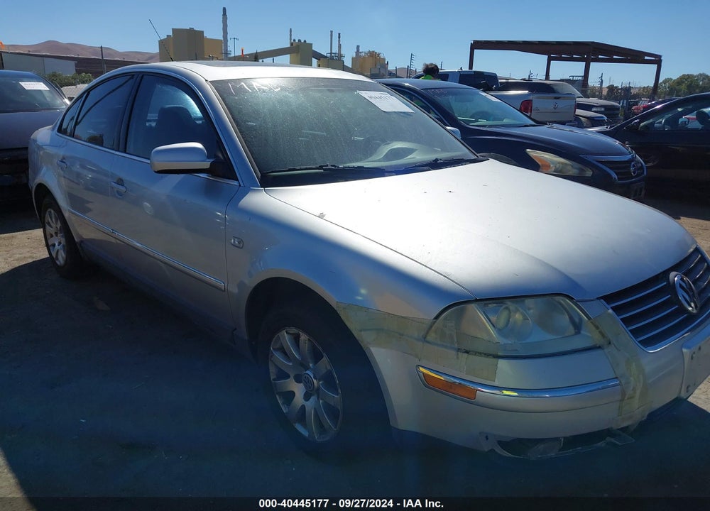 2003 VOLKSWAGEN PASSAT GLS VIN: WVWPD63B93P099108