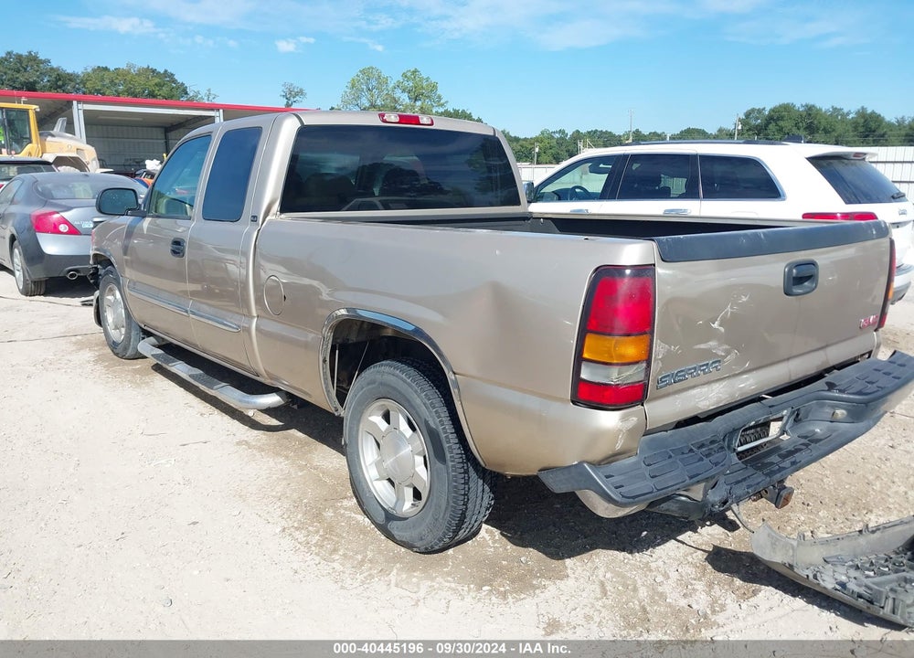 2005 GMC SIERRA 1500 SLE VIN: 2GTEC19T351316598
