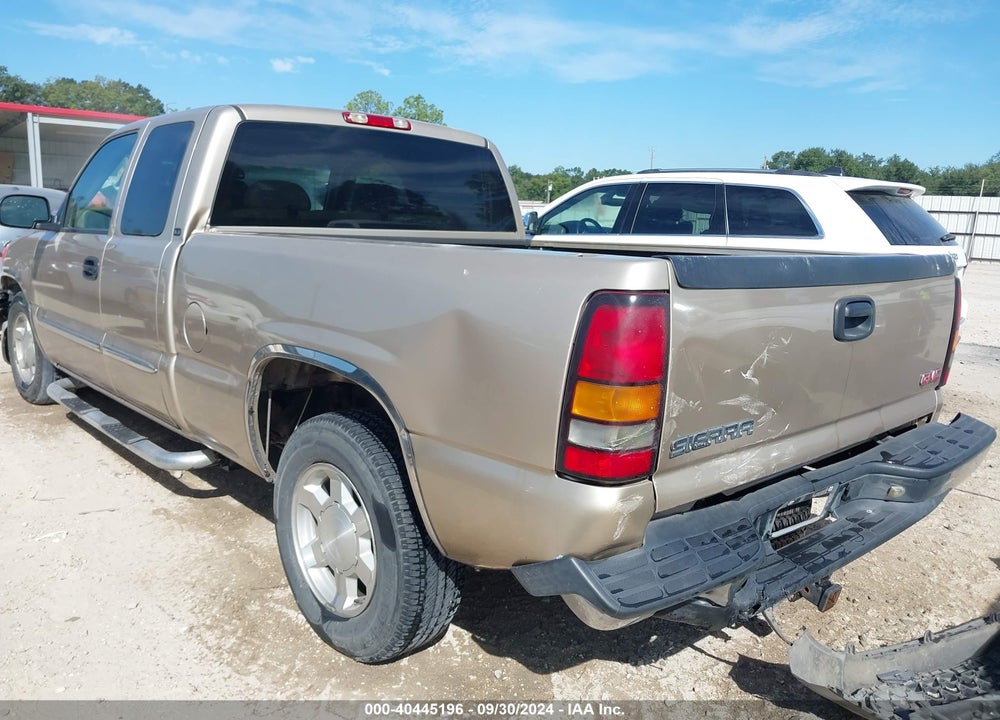 2005 GMC SIERRA 1500 SLE VIN: 2GTEC19T351316598