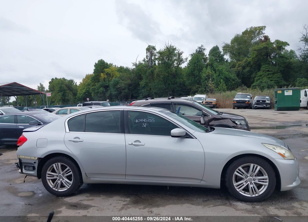 2010 INFINITI G37X VIN: JN1CV6AR3AM254362