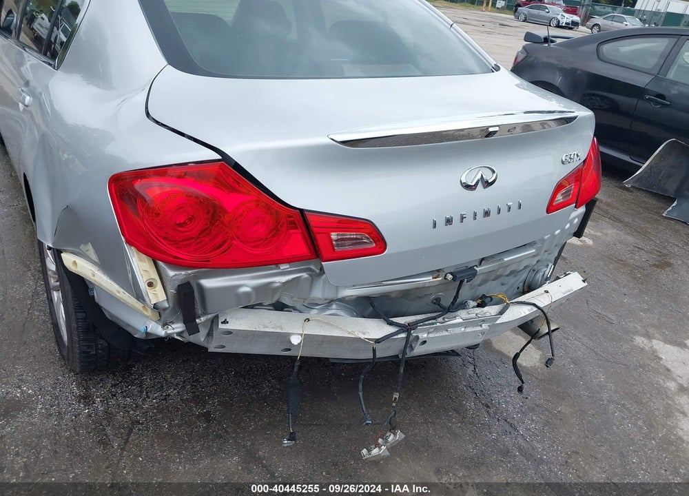 2010 INFINITI G37X VIN: JN1CV6AR3AM254362