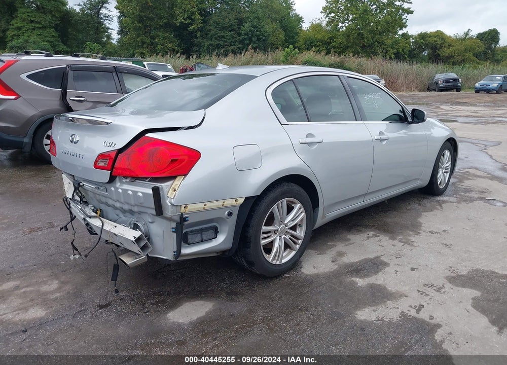 2010 INFINITI G37X VIN: JN1CV6AR3AM254362