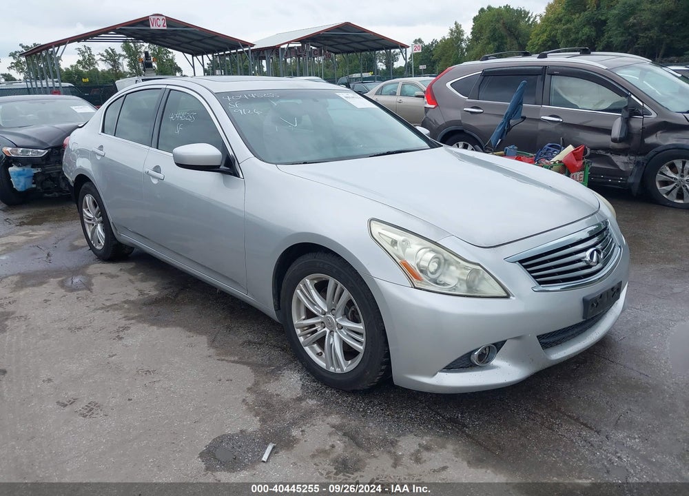 2010 INFINITI G37X VIN: JN1CV6AR3AM254362