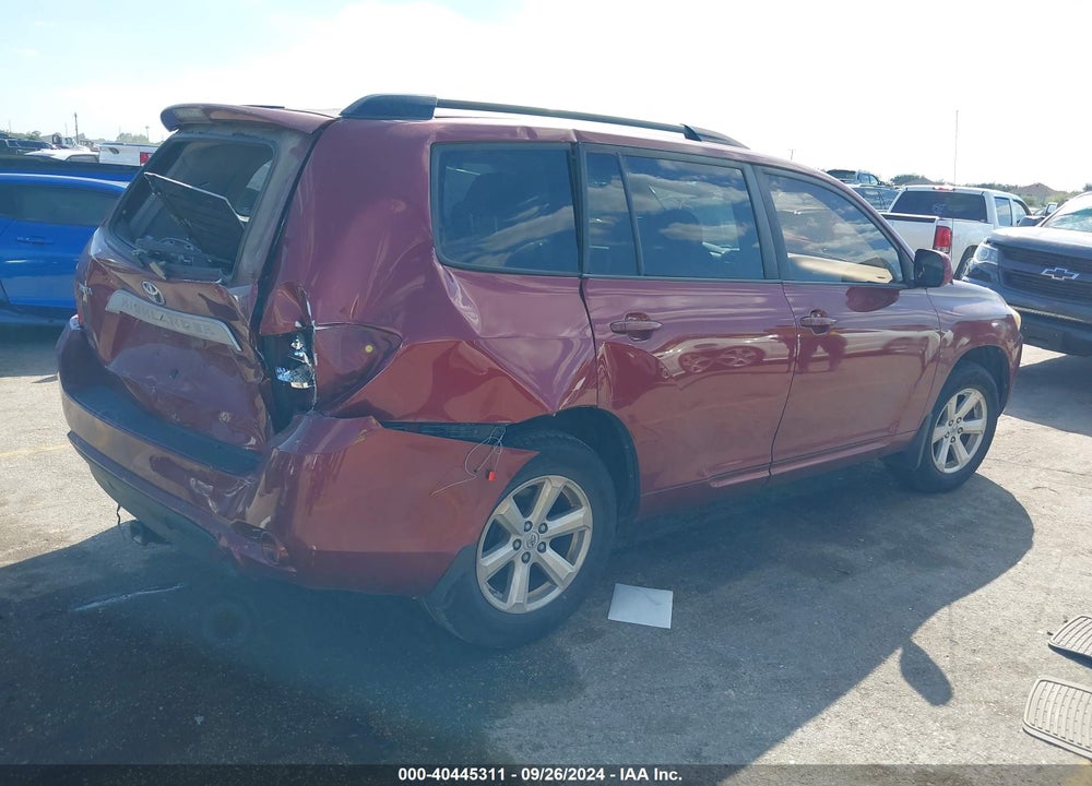 2008 TOYOTA HIGHLANDER VIN: JTEES41A482048675
