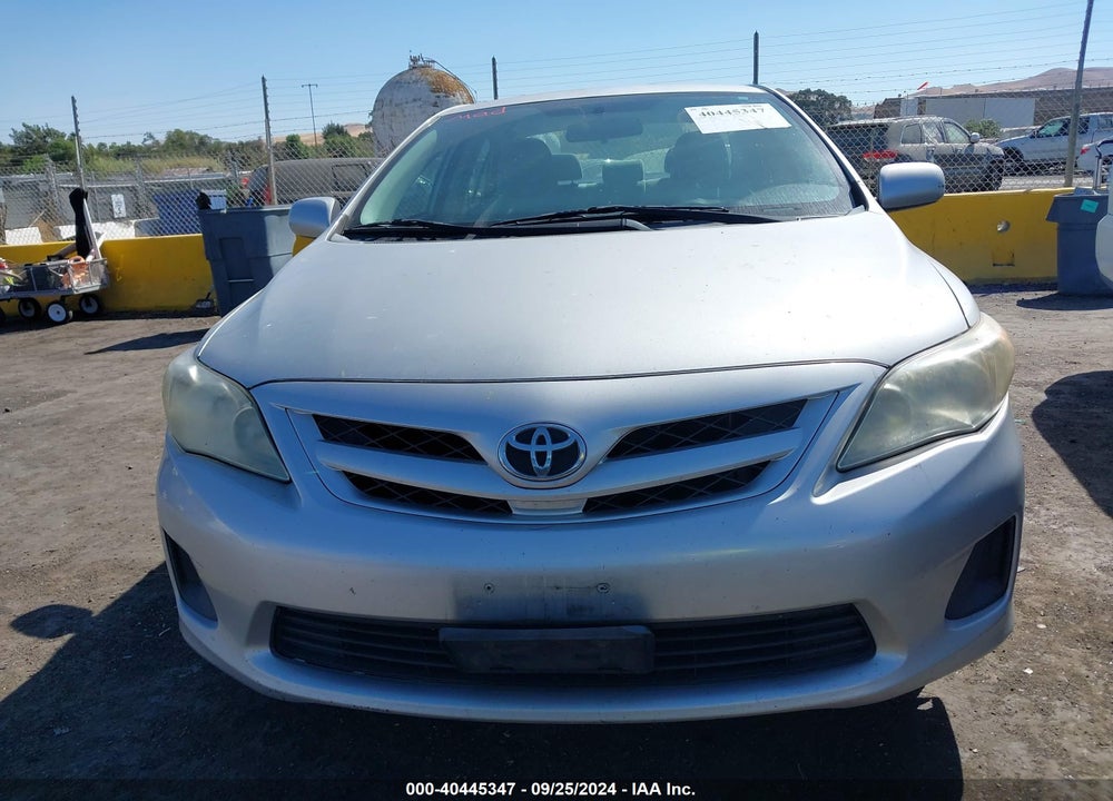 2011 TOYOTA COROLLA LE VIN: 2T1BU4EE6BC627867