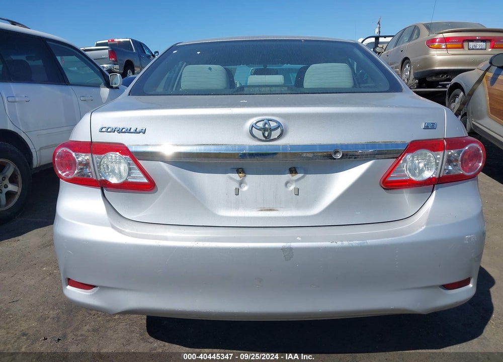 2011 TOYOTA COROLLA LE VIN: 2T1BU4EE6BC627867
