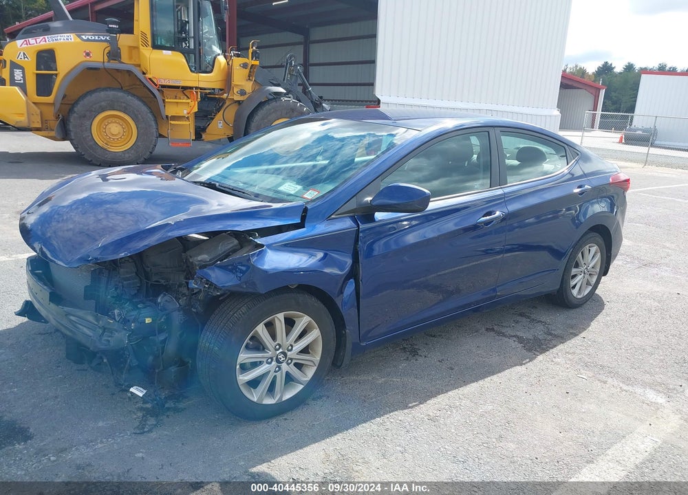 2016 HYUNDAI ELANTRA SE VIN: 5NPDH4AE0GH692432