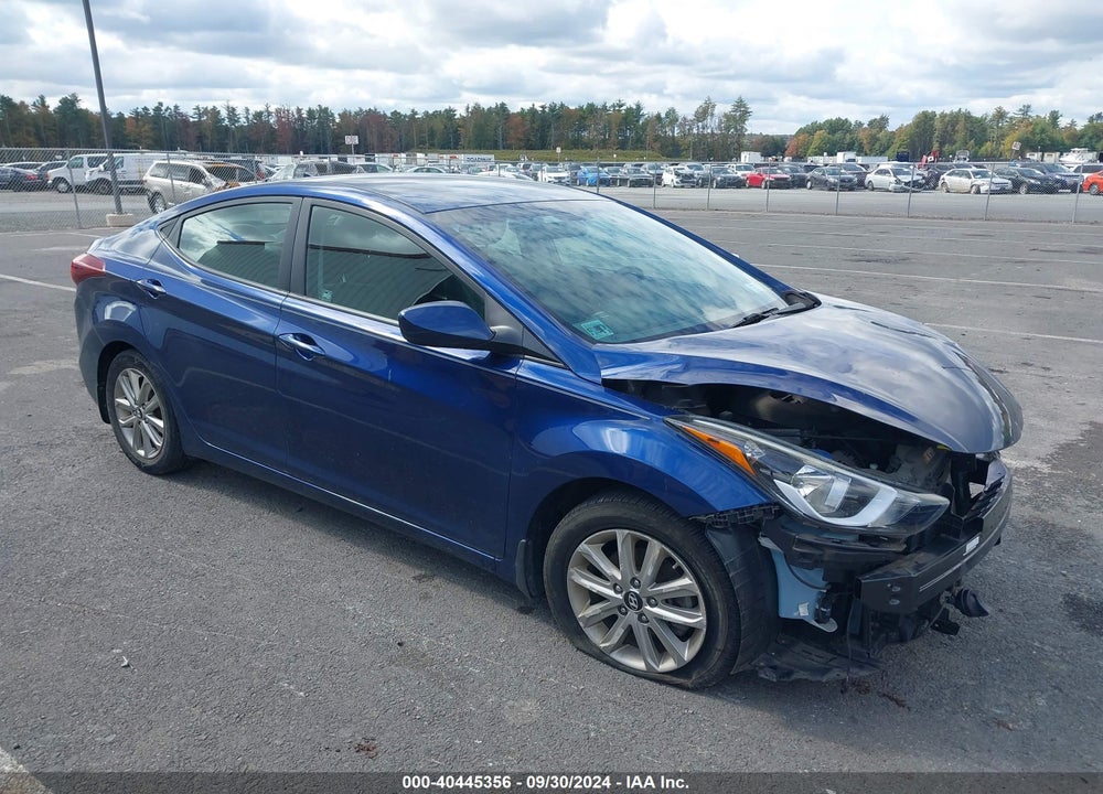 2016 HYUNDAI ELANTRA SE VIN: 5NPDH4AE0GH692432