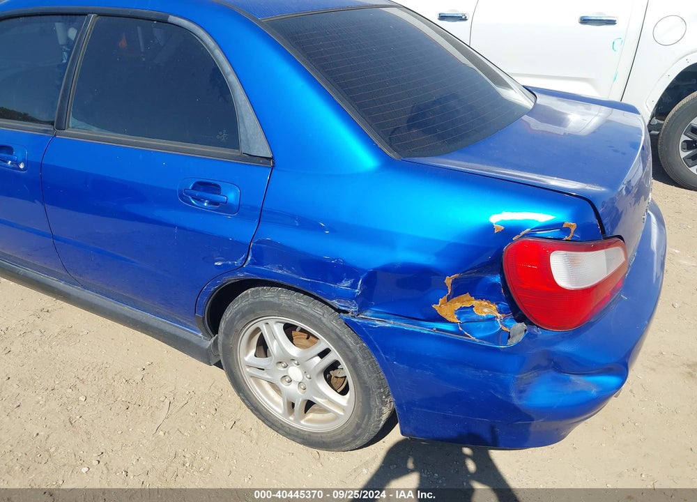 2003 SUBARU IMPREZA WRX VIN: JF1GD29653G500274