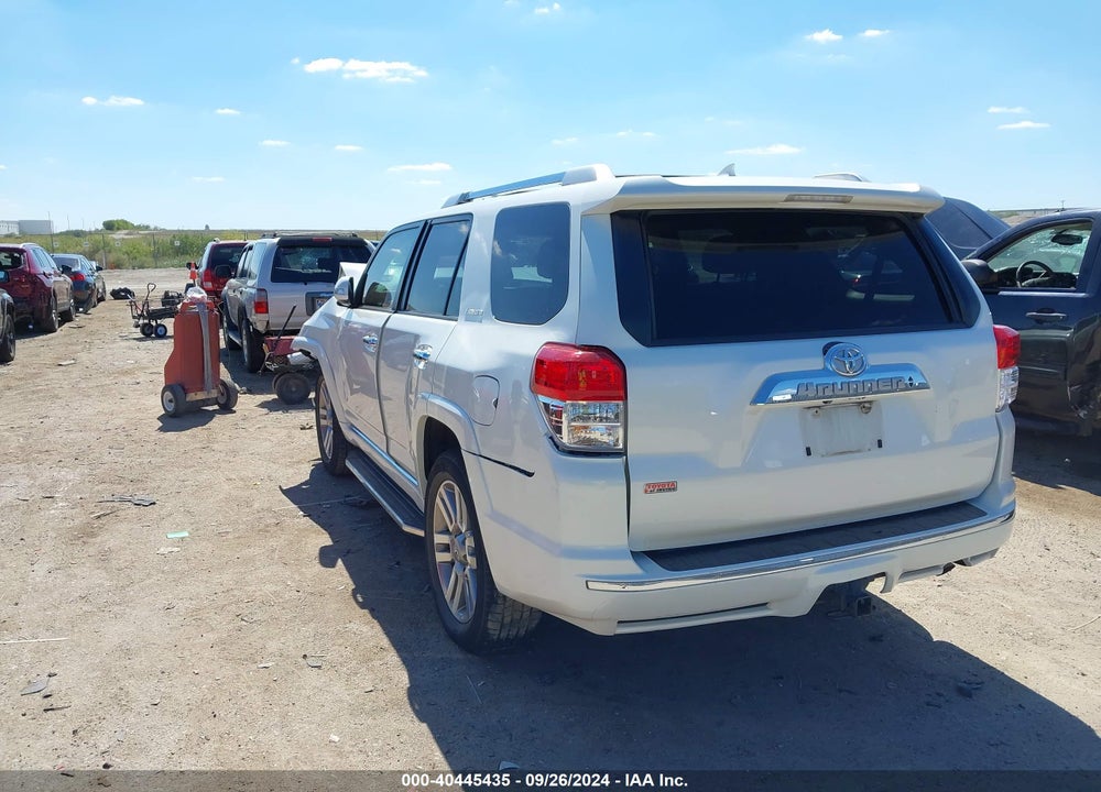 2013 TOYOTA 4RUNNER LIMITED VIN: JTEZU5JR7D5047570