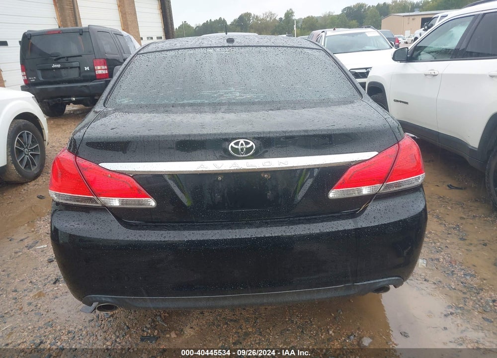 2011 TOYOTA AVALON VIN: 4T1BK3DB2BU398139