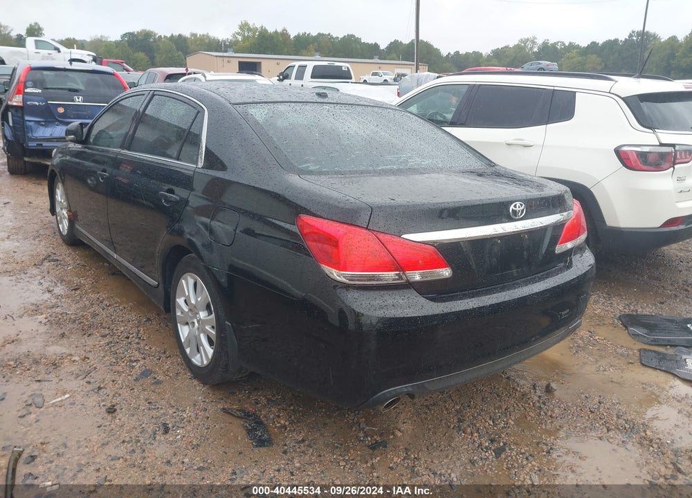 2011 TOYOTA AVALON VIN: 4T1BK3DB2BU398139