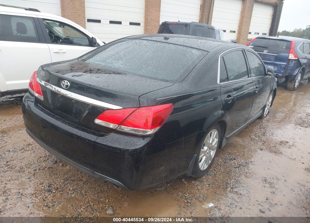 2011 TOYOTA AVALON VIN: 4T1BK3DB2BU398139