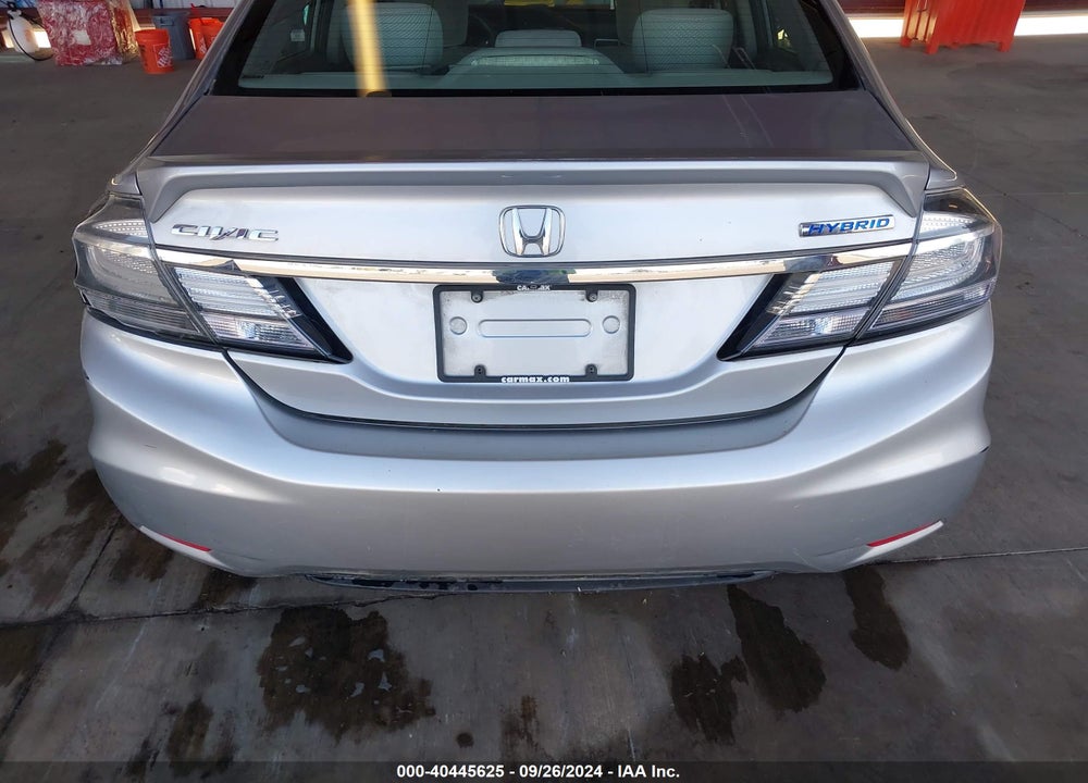 2013 HONDA CIVIC HYBRID VIN: 19XFB4F24DE202521