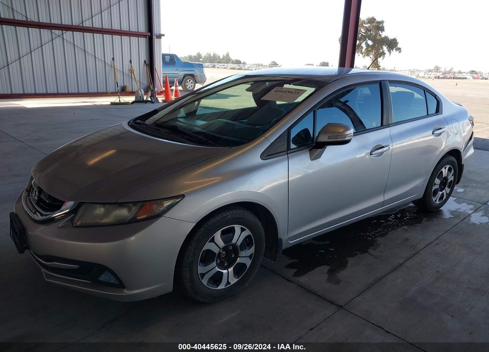 2013 HONDA CIVIC HYBRID VIN: 19XFB4F24DE202521