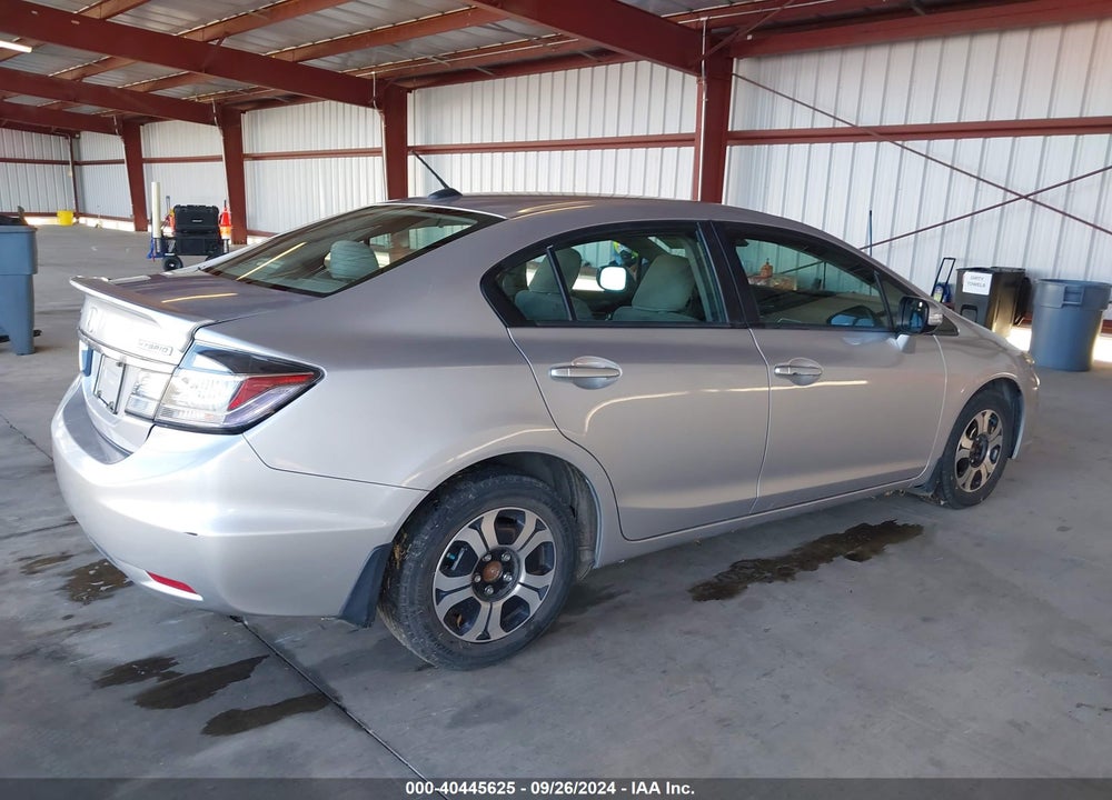 2013 HONDA CIVIC HYBRID VIN: 19XFB4F24DE202521