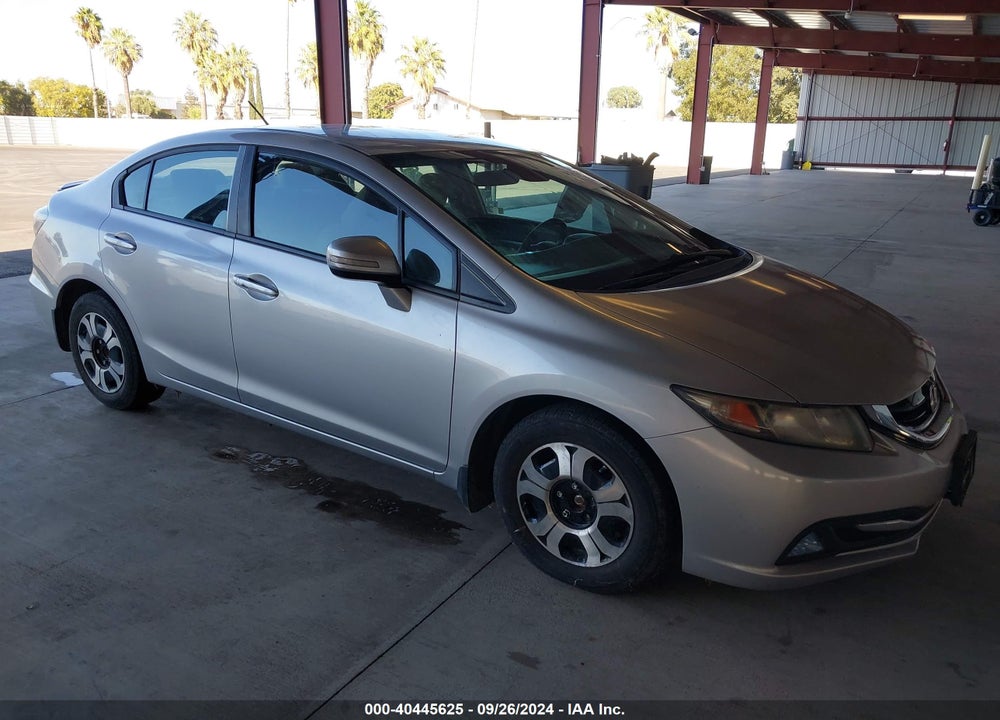 2013 HONDA CIVIC HYBRID VIN: 19XFB4F24DE202521