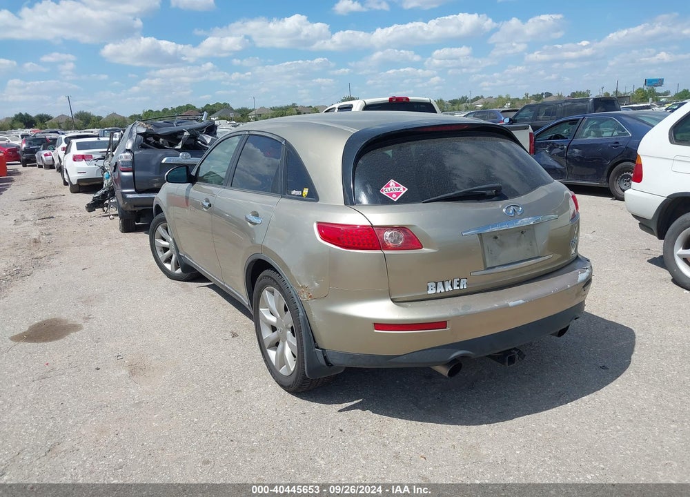 2003 INFINITI FX45 VIN: JNRBS08W43X401364