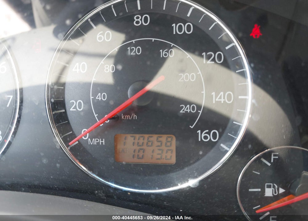 2003 INFINITI FX45 VIN: JNRBS08W43X401364