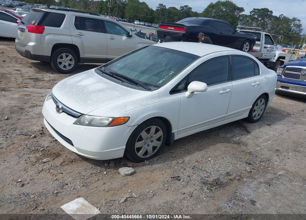 2006 HONDA CIVIC LX VIN: 2HGFA16586H521537