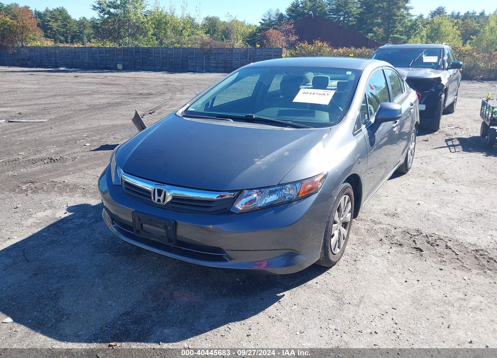 2012 HONDA CIVIC LX VIN: 19XFB2F54CE323322