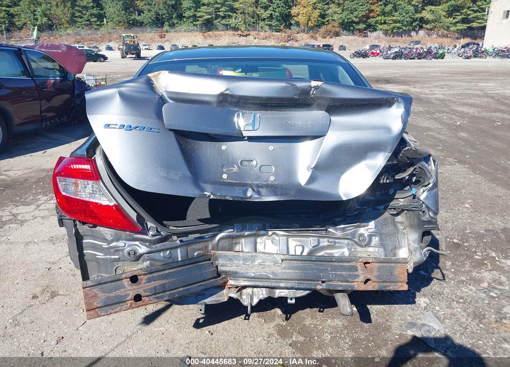 2012 HONDA CIVIC LX VIN: 19XFB2F54CE323322