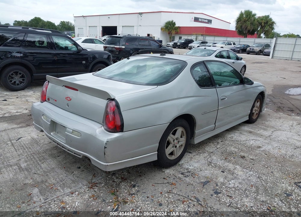 2003 CHEVROLET MONTE CARLO SS VIN: 2G1WX15K139234690
