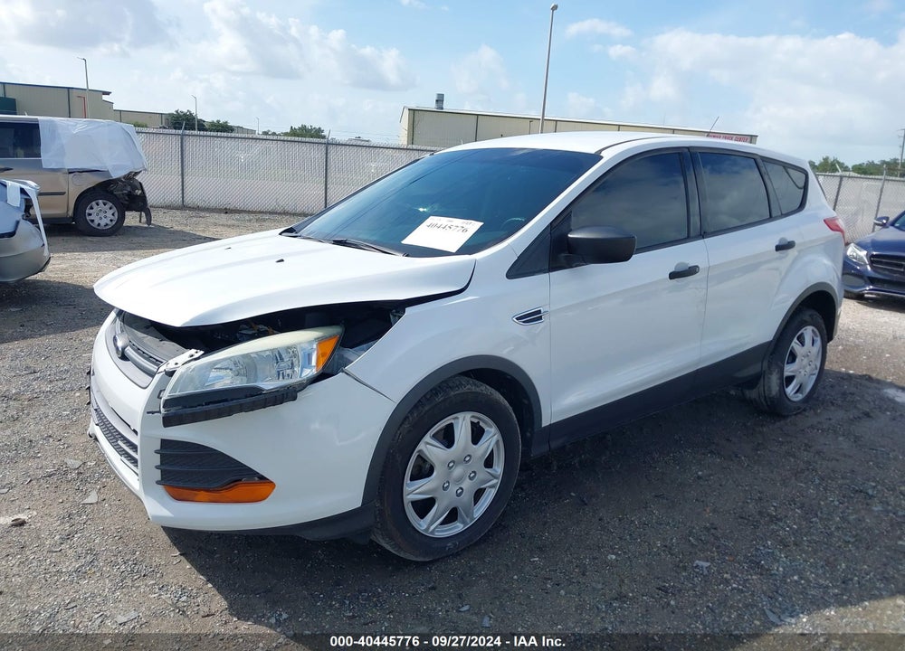 2014 FORD ESCAPE S VIN: 1FMCU0F72EUA89877