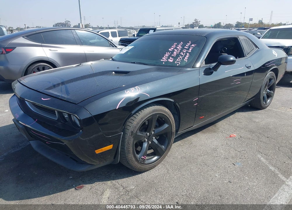 2014 DODGE CHALLENGER SXT VIN: 2C3CDYAG3EH204441