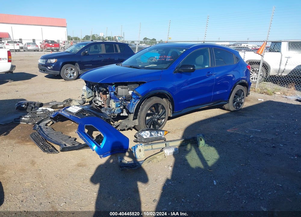 2022 HONDA HR-V 2WD SPORT VIN: 3CZRU5H19NM727092