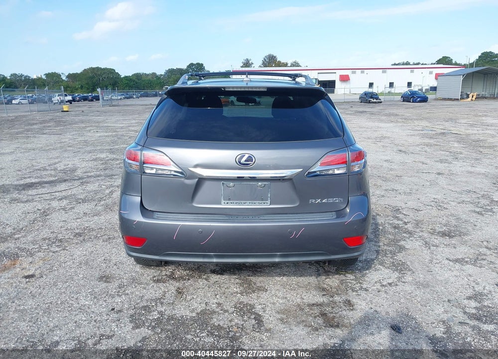 2013 LEXUS RX 450H VIN: JTJBC1BA0D2063926