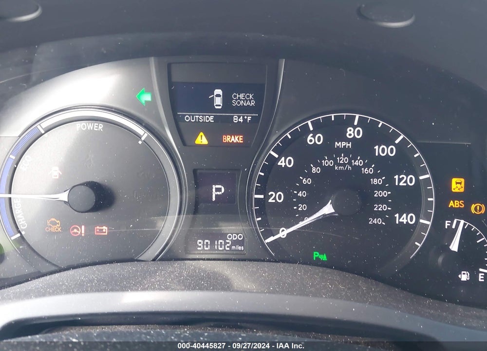 2013 LEXUS RX 450H VIN: JTJBC1BA0D2063926