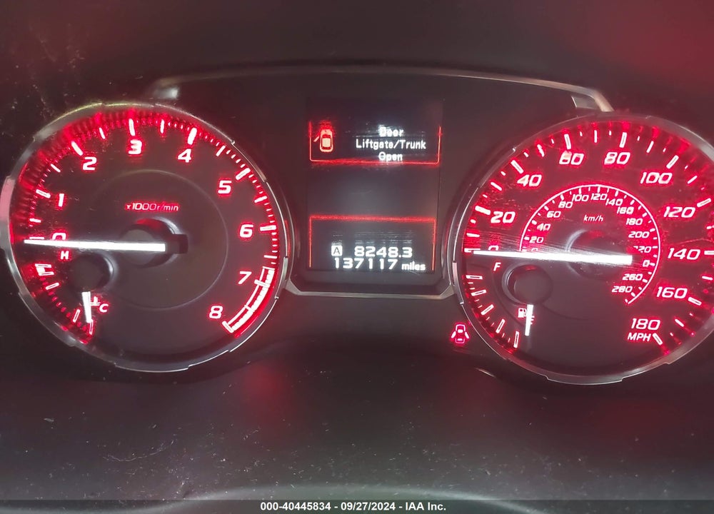 2015 SUBARU WRX VIN: JF1VA1A64F9815677