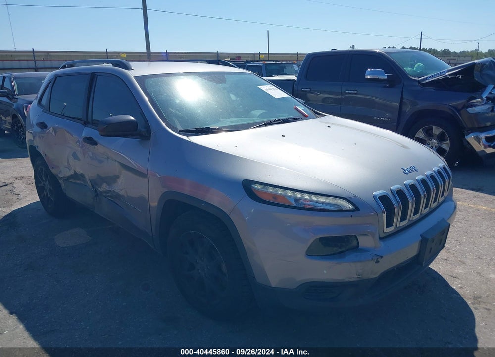 2016 JEEP CHEROKEE SPORT VIN: 1C4PJLAB3GW146400
