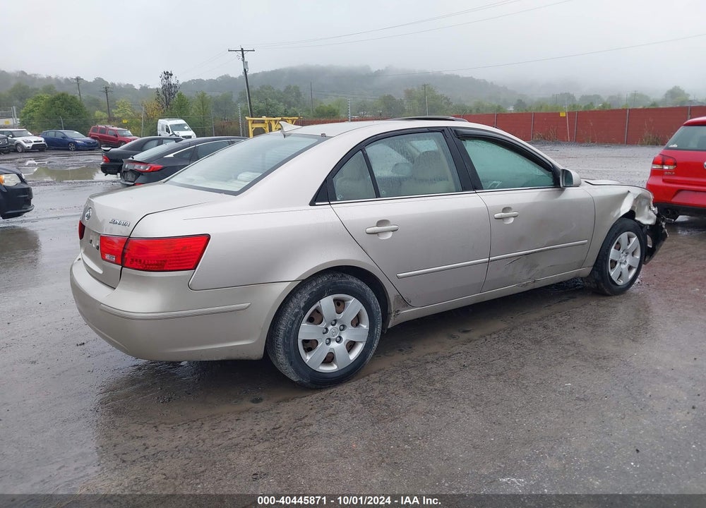 2009 HYUNDAI SONATA GLS VIN: 5NPET46C99H486460